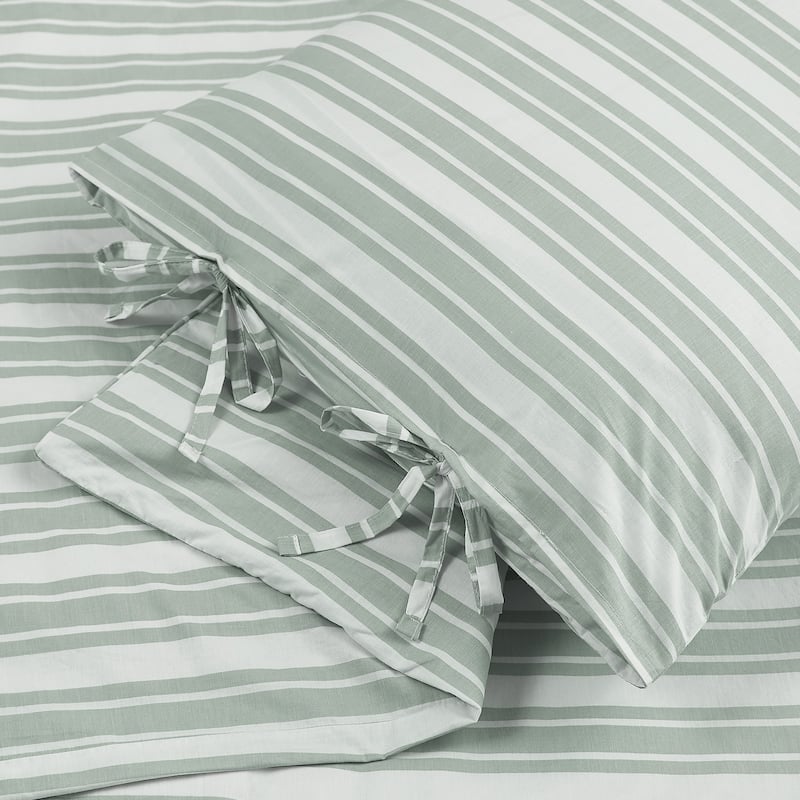 The Farmhouse by Rachel Ashwell Wide Ticking Stripe 3 Piece Comforter Set