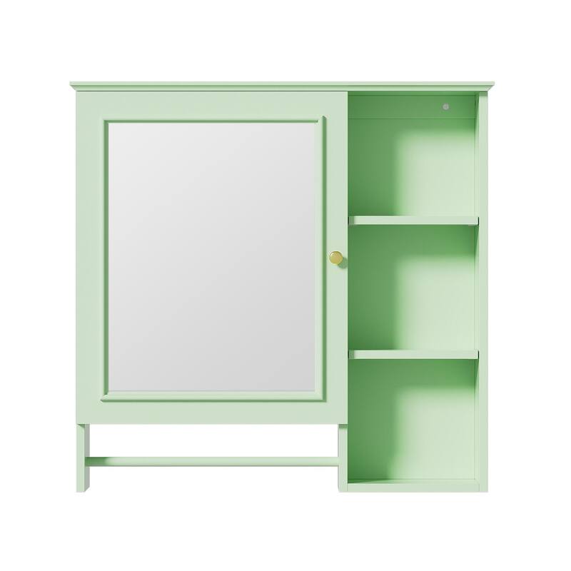Modern Wall Mounted Design,Wall Mounted Bathroom Storage Cabinet,Medicine Cabinets with large mirror door