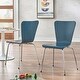 preview thumbnail 5 of 16, Simple Living Pisa Kids Chair (Set of 2) Midnight Blue