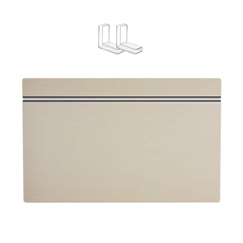 24 in 5 Pcs Wire Shelf Covers Foamed PVC Wire Rack Covers for Removable Closet (Not Wood) Pantry Shelves for Cabinet Bathroom