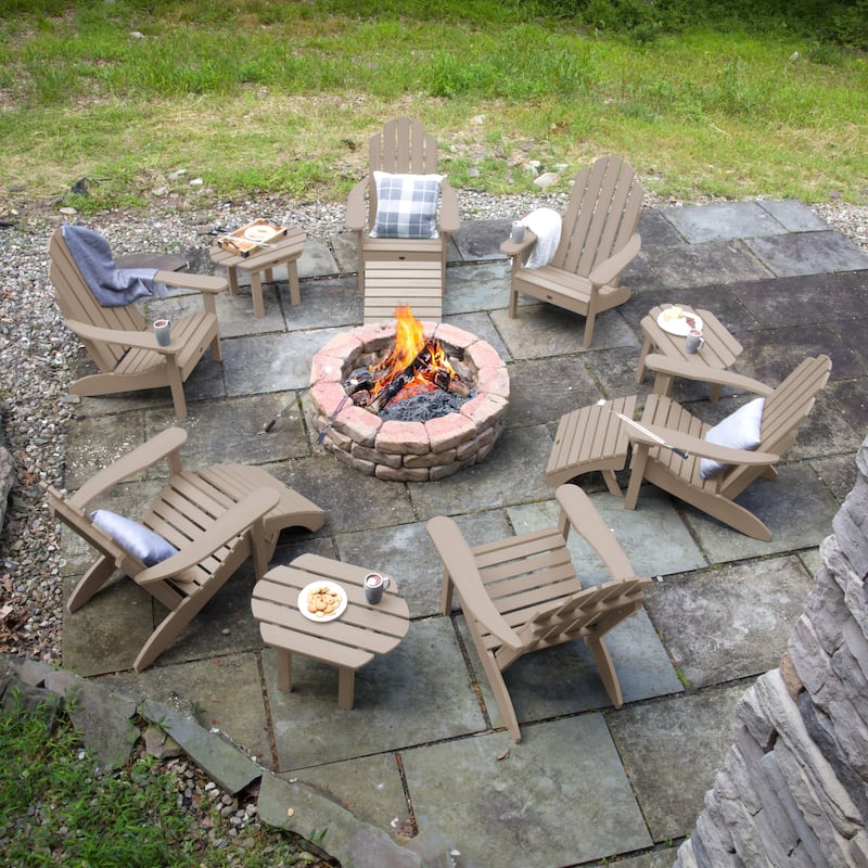 HIGHWOOD 12-Piece Adirondack Patio Conversation Set
