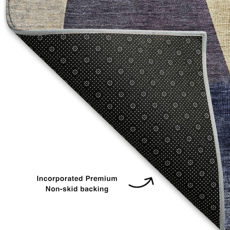 Premium Washable Super Soft Abstract Contemporary Mayfield Rug