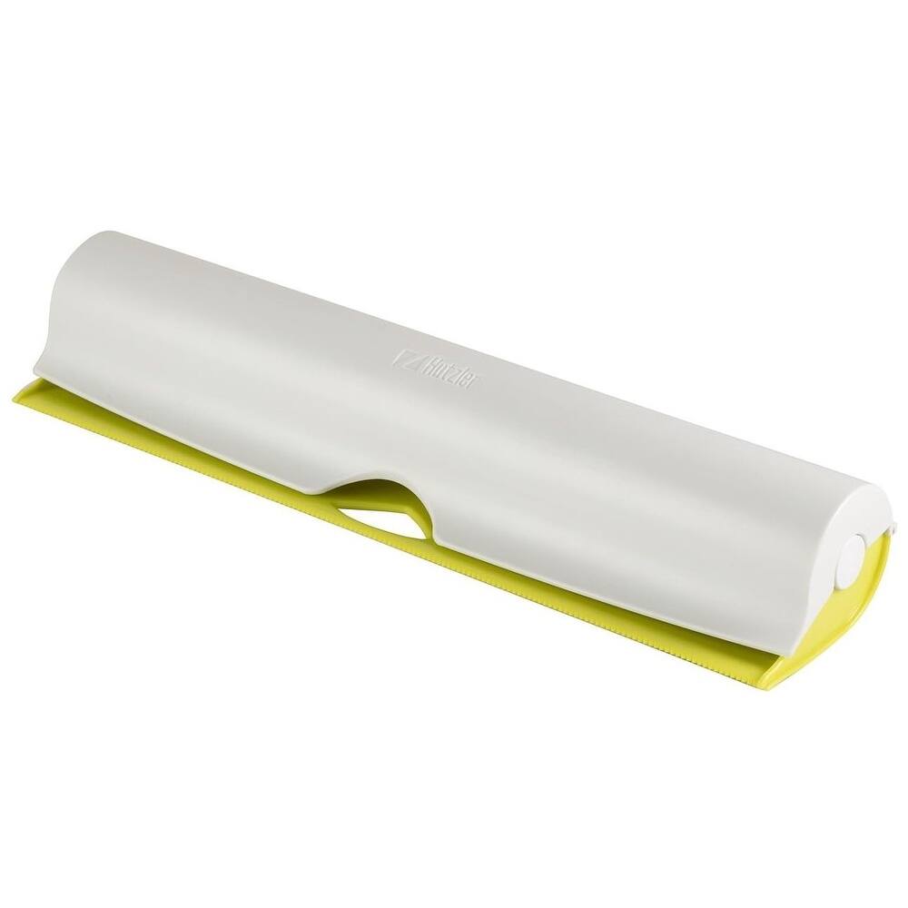 Hutzler Refillable Wrap Dispenser - Stores & Dispenses Foil, Plastic Wrap, Wax Paper and Parchment Paper