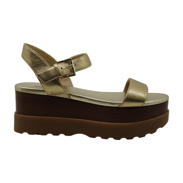 michael kors ellen leather slide sandal