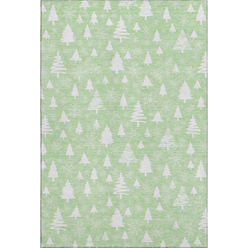 Premium Washable Super Soft Christmas Tree Mayfield Rug