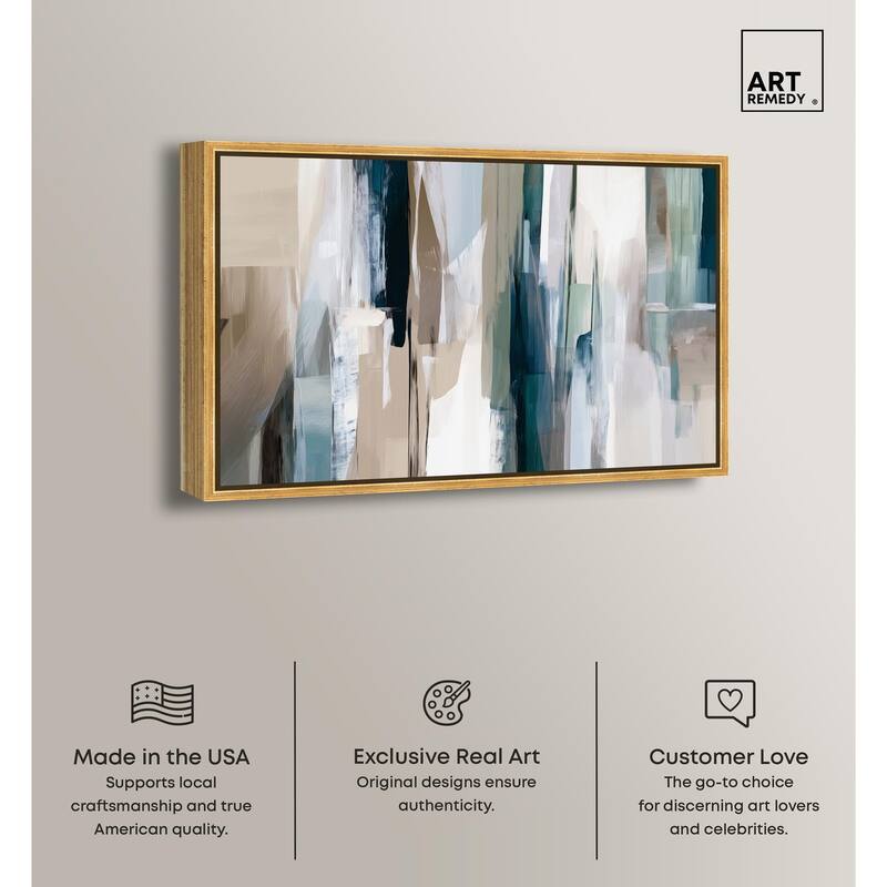 Color Columns Canvas by Art Remedy