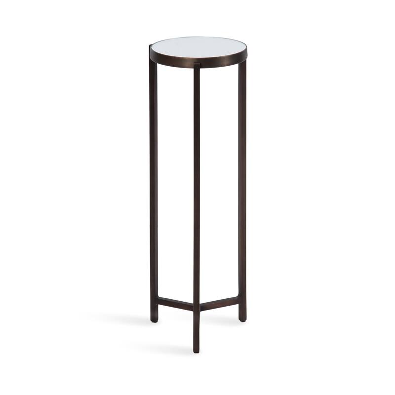 Kate and Laurel Aguilar Glam Drink Table - 9x9x23