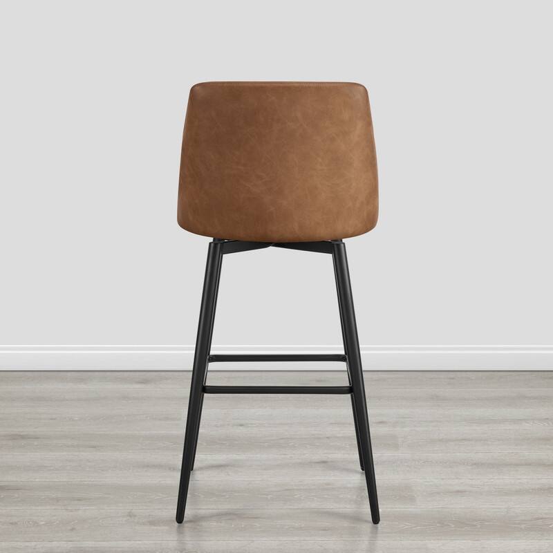 Ariel Counter Height Swivel Barstool Set