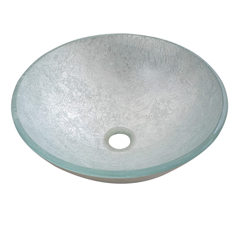 Fine Fixtures Modern glass Vessel Round 16 X 16