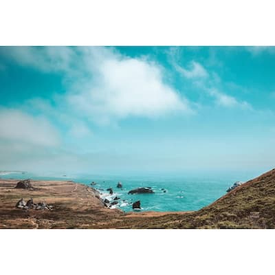 When Sea Becomes Sky Art Poster - Print On Demand