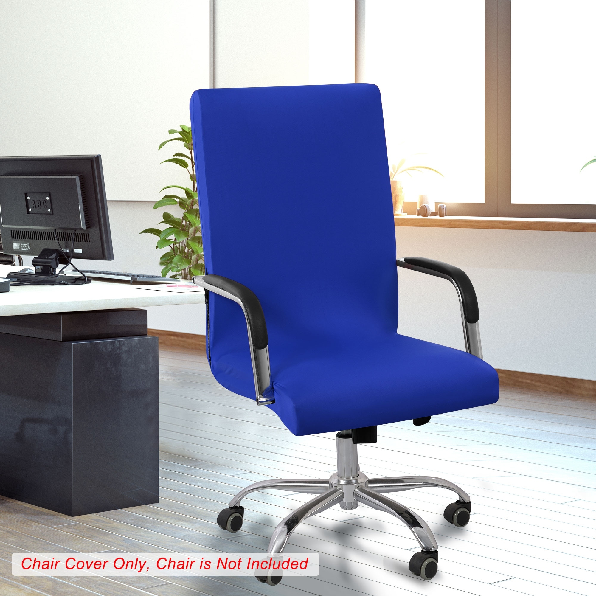 Universal Removable Rotating Stretch Resilient Desk Boss Armchair Chair Cover For Office Rotating Chair Dinning Enjoyyouselves Office Computer Chair Cover