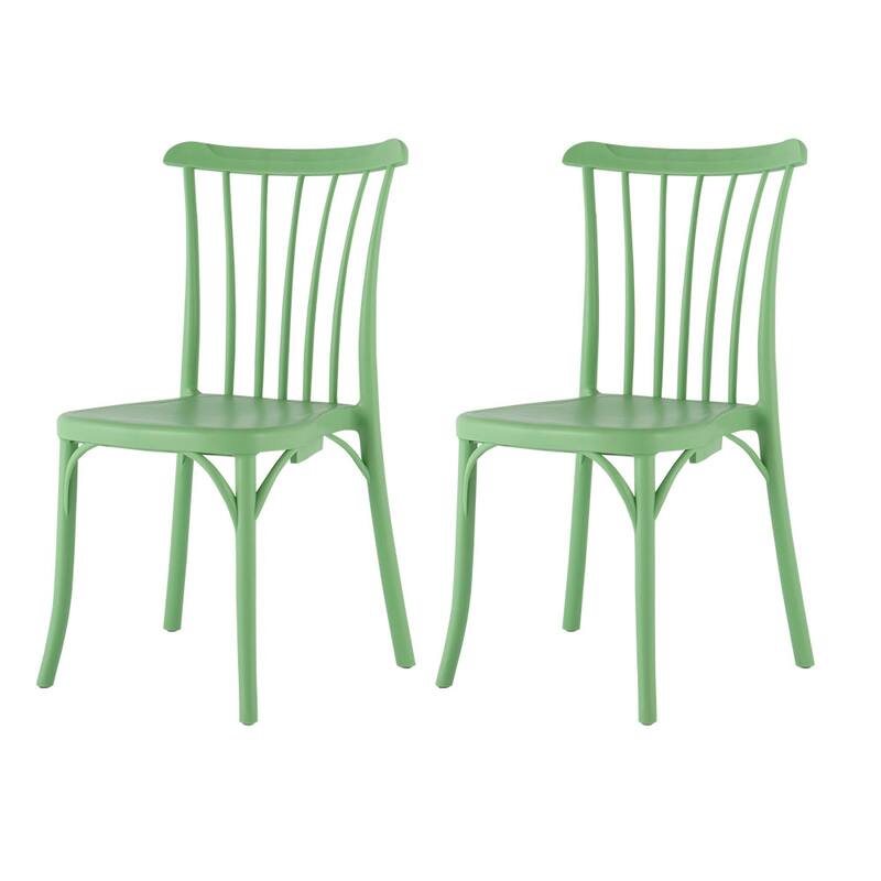 Rio Resin Stackable Dining Chair, Set of 2