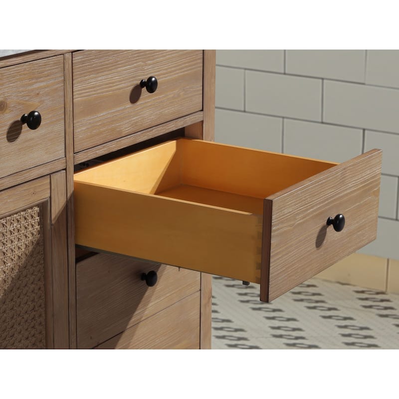 Ari Bath Annie 60" Bathroom Vanity Weathered Fir