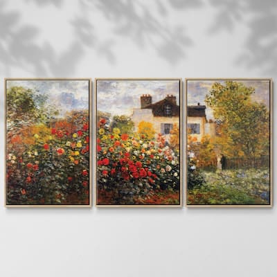 Argenteuil by Monet - Multi Piece Framed Canvas