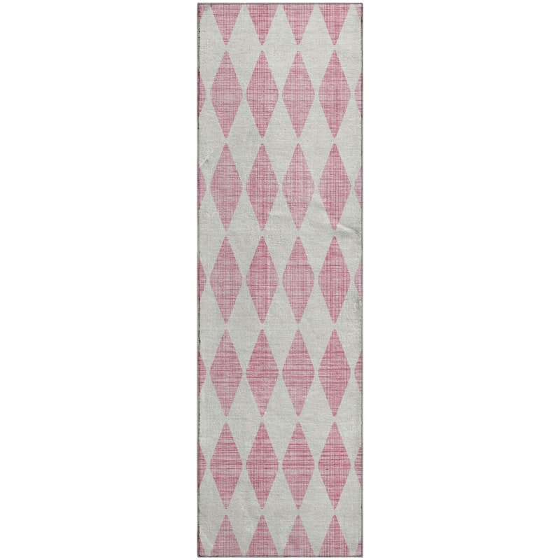 Premium Washable Super Soft Modern Diamond Mayfield Rug