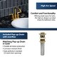 preview thumbnail 46 of 48, Karran Gillingham KBF536 2-Handle 4-Inch Centerset Bathroom Faucet with Matching Pop-up Drain