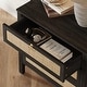 preview thumbnail 32 of 37, Set of 2 Farmhouse Style Nightstands with 3 Drawers