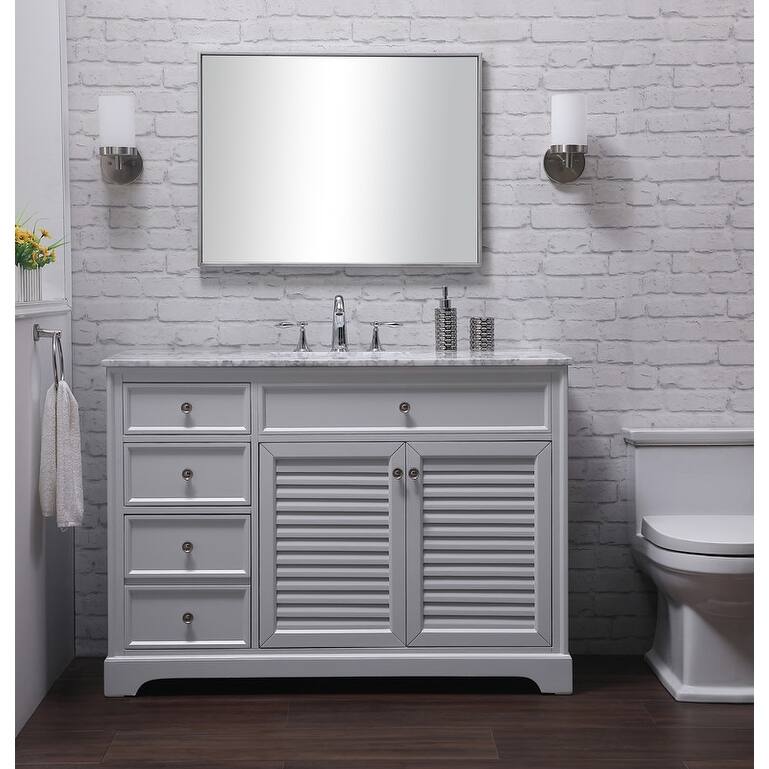 Contemporary 48" Single Bathroom Vanity Set