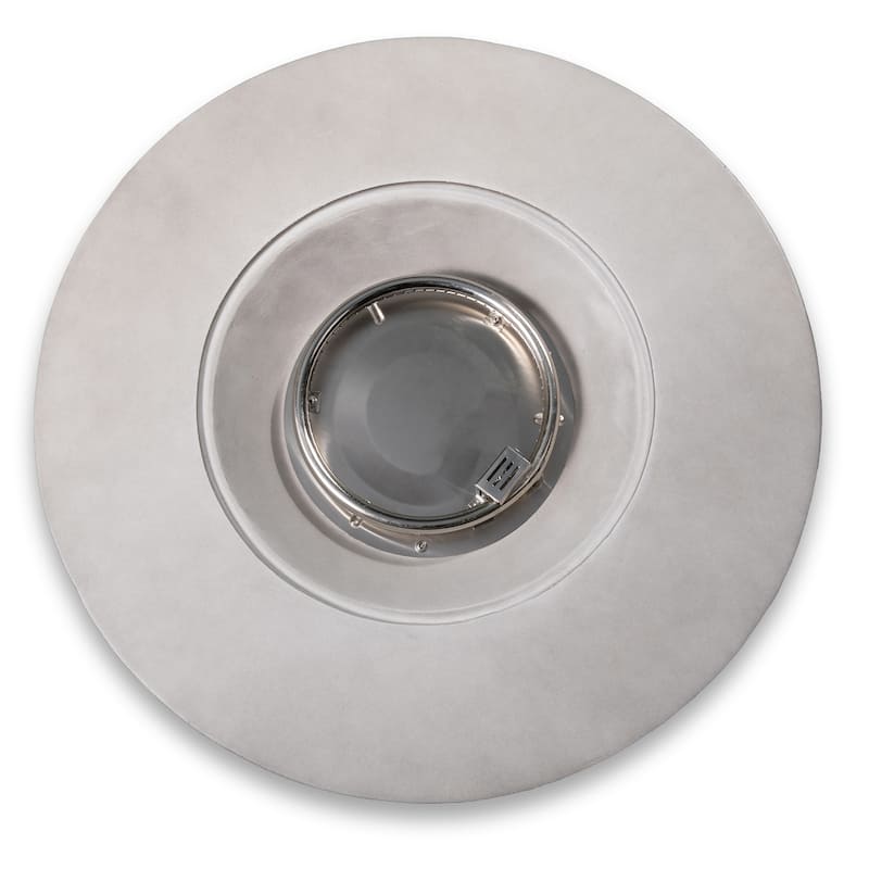 30" Propane Round Concrete Gas Fire Pit with 50000 BTU