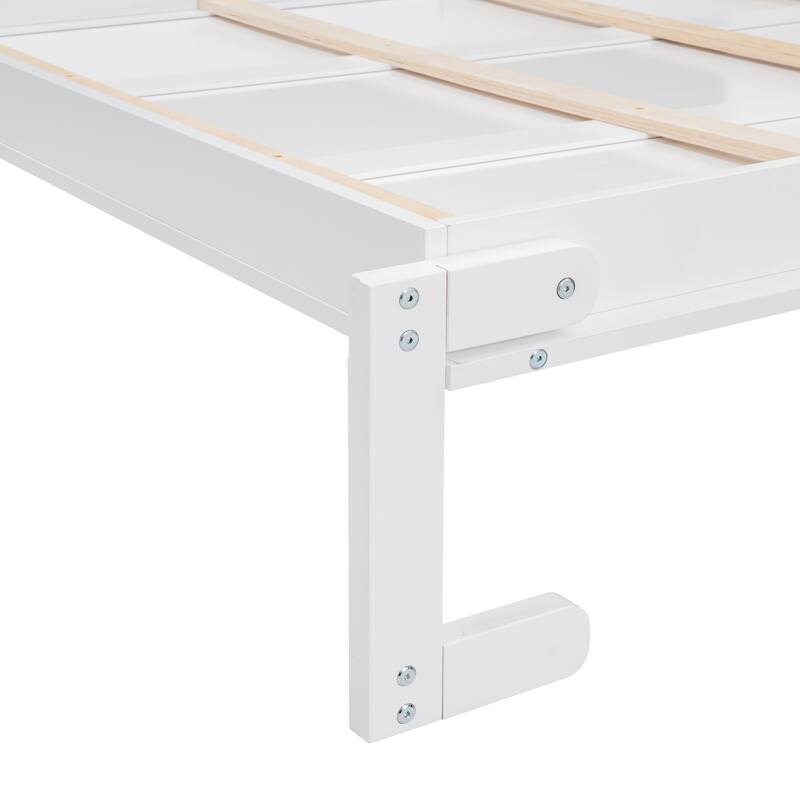 Queen Smart Murphy Bed with 2-Tier Storage Cabinet