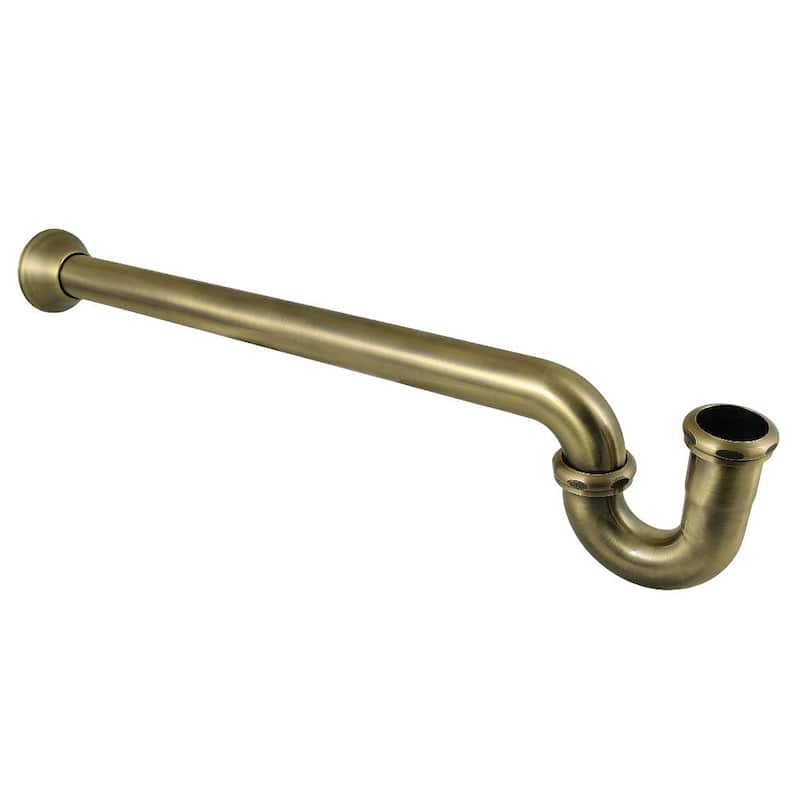 Kingston Brass CC712 Vintage 3" Metal P-Trap - Antique Brass - Antique Brass