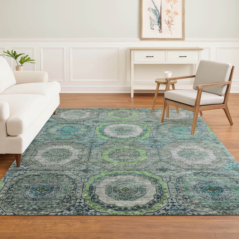 Premium Washable Super Soft Traditional Mamluk Mayfield Rug