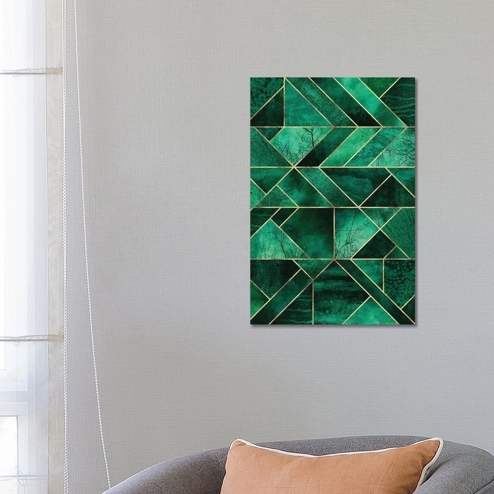 iCanvas "Abstract Nature - Emerald Green" by Elisabeth Fredriksson Canvas Print