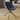 Markley Modern Swivel Dining Chair - Distressed Leather Upholstered Armchair - Ergonomic Black Metal Leg Accent Side Chairs Home