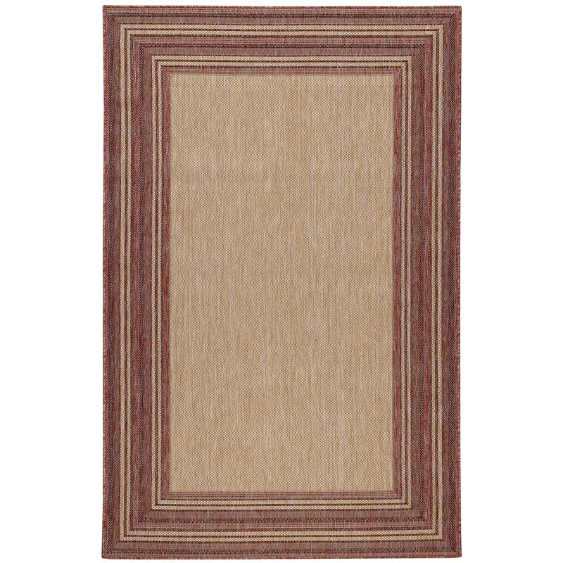 Liora Manne Carmel Multi Border Indoor/ Outdoor Area Rug