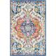 Hal Vintage Boho Traditional Pink Medallion Area Rug