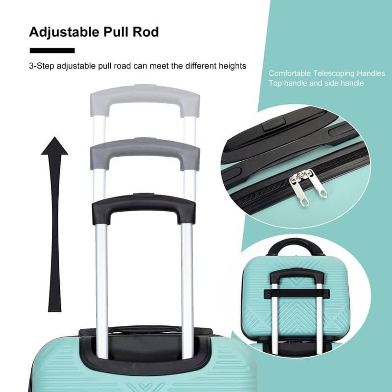 4-piece ABS Lightweight Suitcase