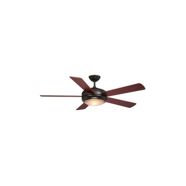 Vaxcel Lighting FN52243 Rialta 52" 5 Blade Indoor Ceiling Fan - Light Kit and Fan Blades Included - oil burnished bronze - n/a