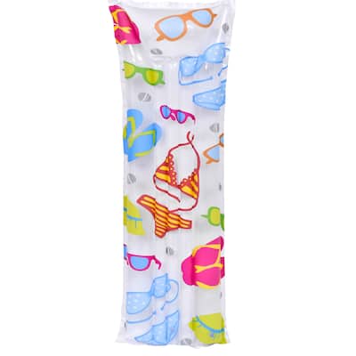 72" Inflatable Bikini and Sunglasses Pool Float