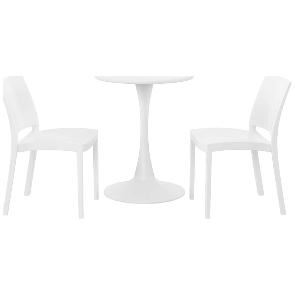 Frond and Form 2-Person Outdoor Round Dining Set