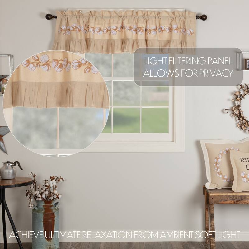 Ashmont Cotton Valance - Valance 16x72