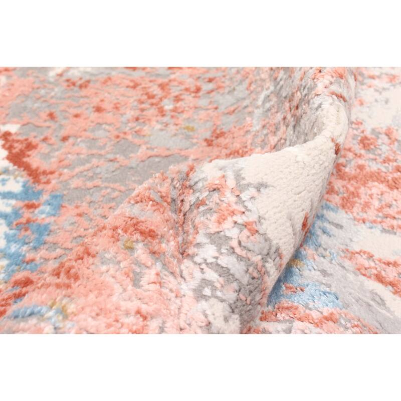 ECARPETGALLERY Machine Made Bronte Ivory Area Rug