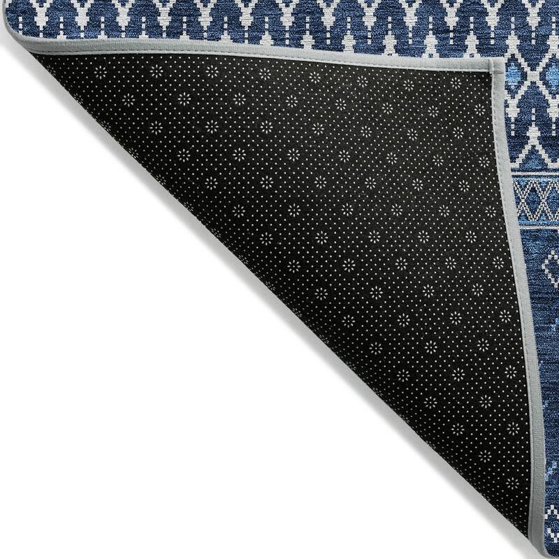 Machine Washable Indoor/ Outdoor Chantille Boho Morrocan Rug