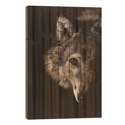 Black Glimpse III Print On Wood by Julie T. Chapman - Multi-Color