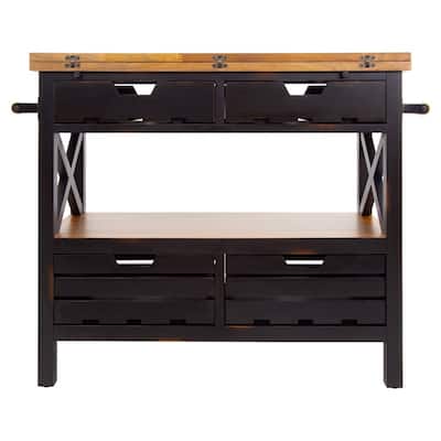 Cassidy Kitchen Island / Black