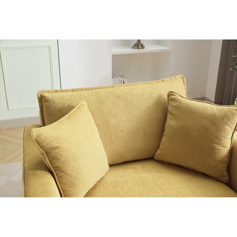 Oversized Armchair, Comfy Chair and a Half Single Sofa with Pillow for Living Room Bedroom