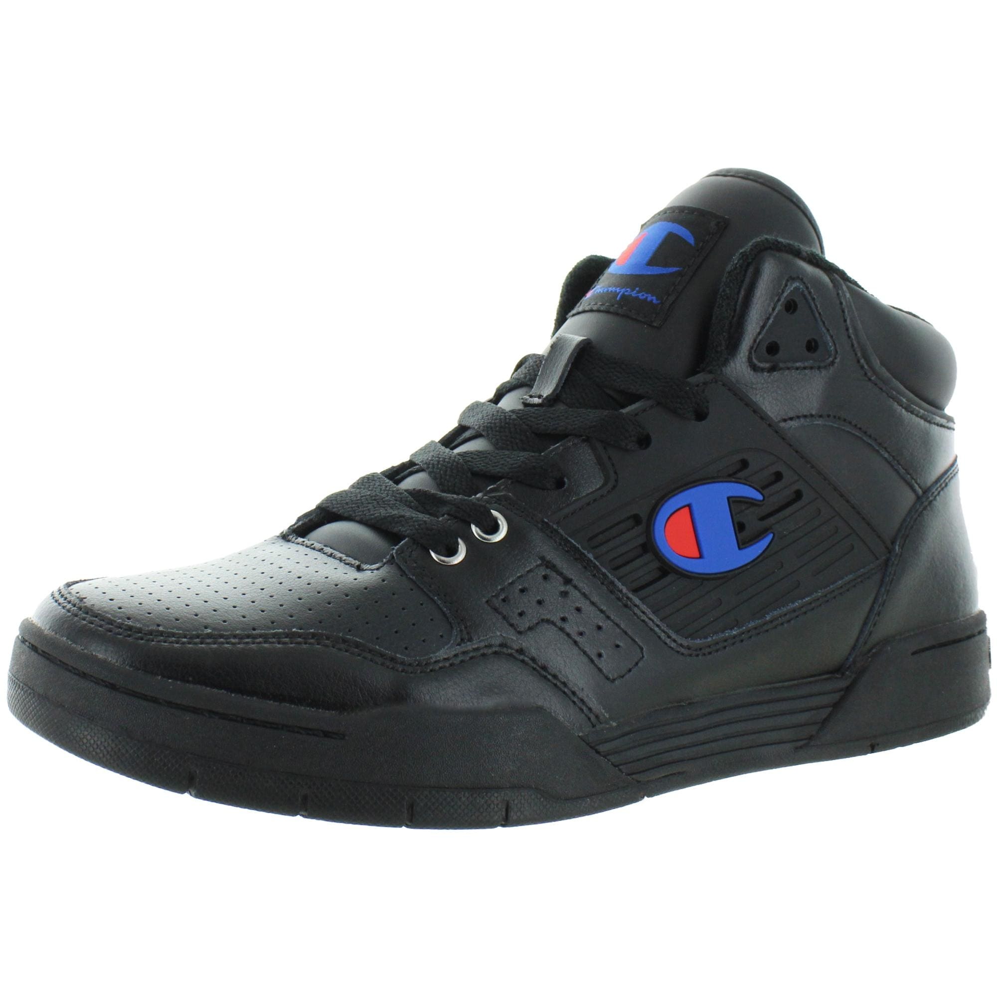 Champion Mens 3 On 3 Mid-Top Sneakers 