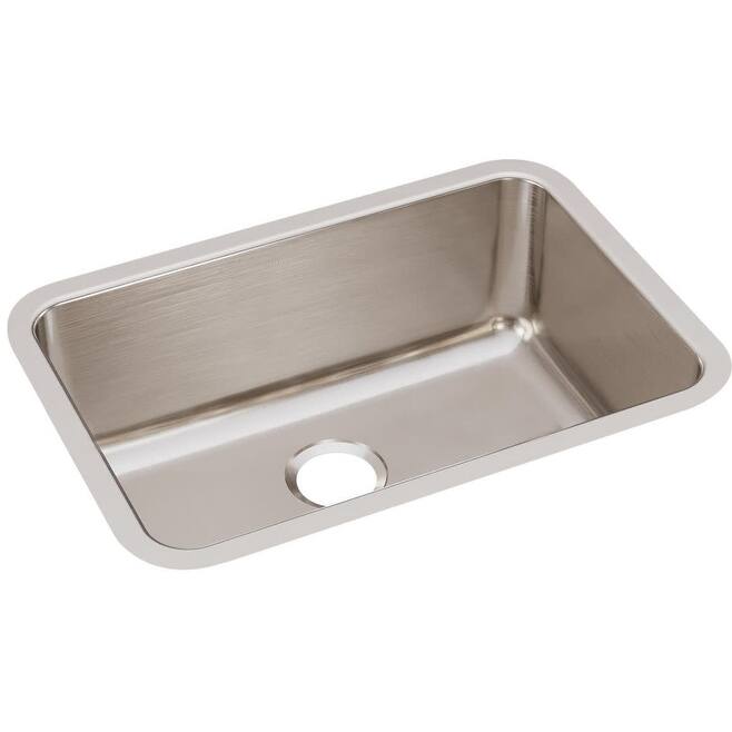 Elkay Lustertone 26-1/2" Undermount Single Basin Stainless Steel - Stainless Steel