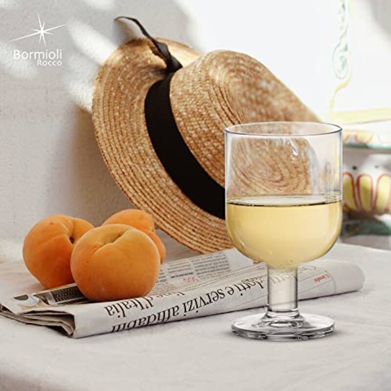 Bormioli Rocco Hosteria 11.75 oz. Stackable All Purpose Wine Stemware, Set of 6