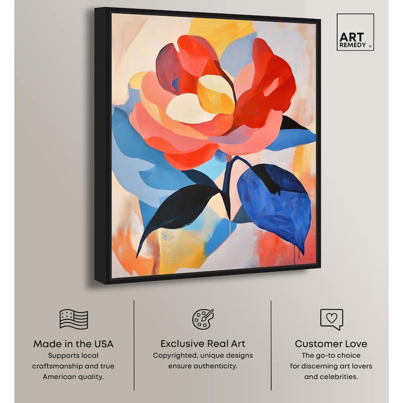 Chromatic Explosion I Canvas by Art Remedy