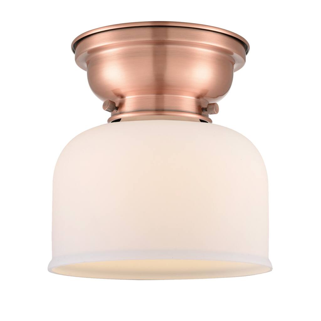 Innovations Lighting Large Bell 8" Wide Convertible Flush Mount