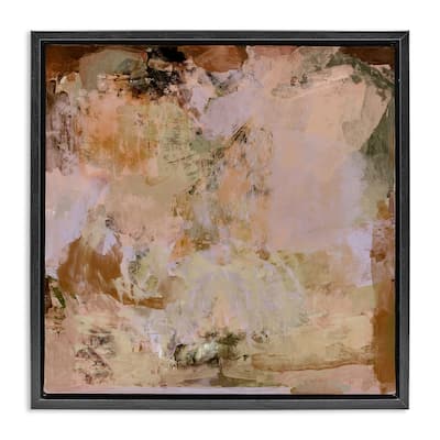 Stupell Earth Tones Abstraction Framed Floater Canvas Wall Art Design By Hayley Michelle