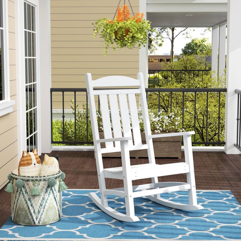 Laguna Hdpe All Weather Outdoor Patio Rocking Chair