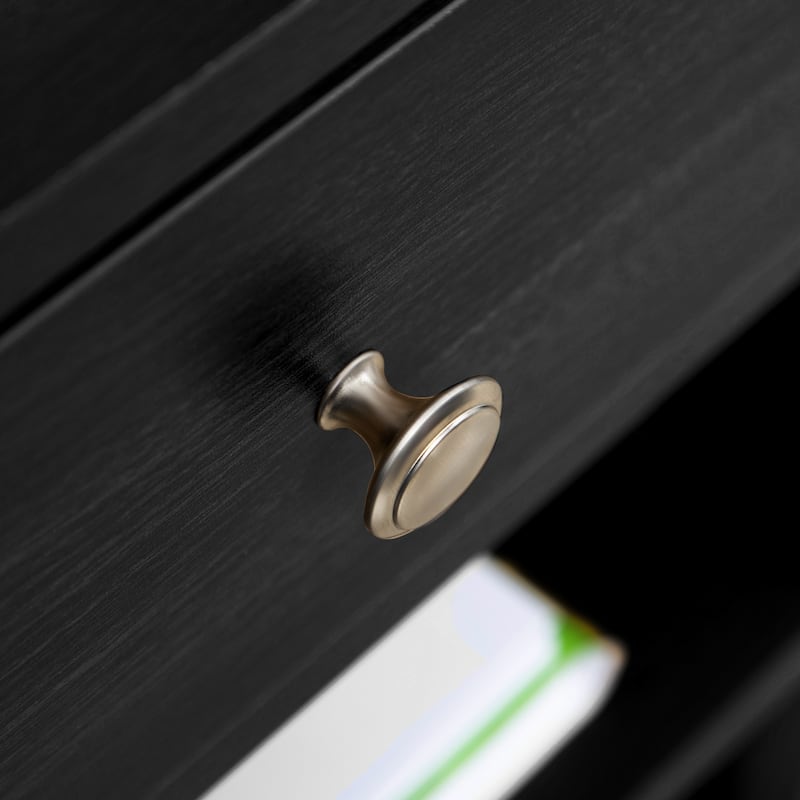 Rolling Printer Table Desk with Wheels and Adjustable Shelf