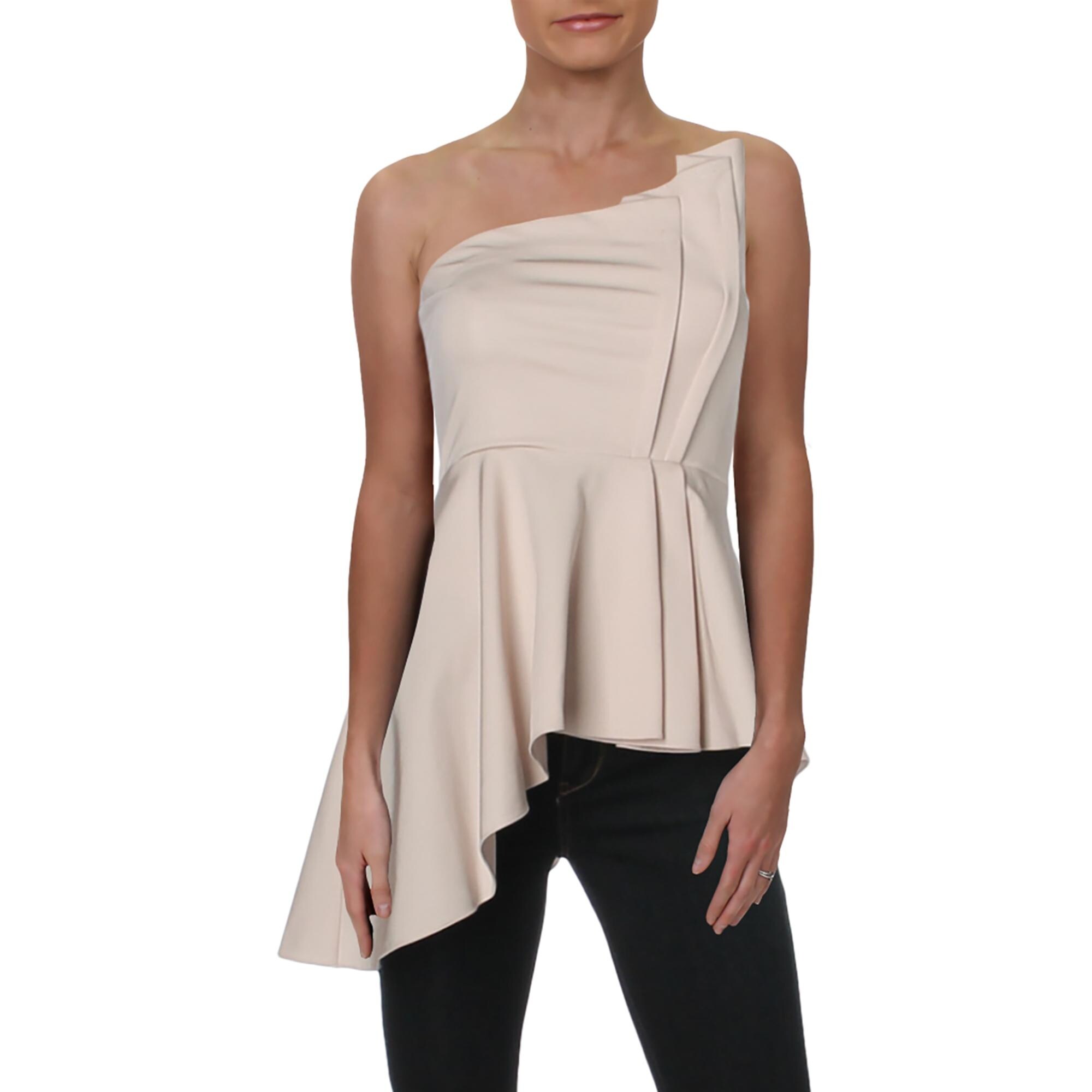 Shop Cushnie Et Ochs Womens Corset Top Asymmetric Hem Strapless