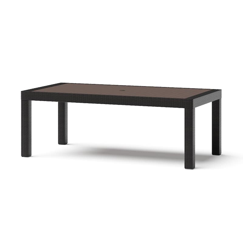 Deco 9 Piece Aluminum Outdoor Patio Dining Set